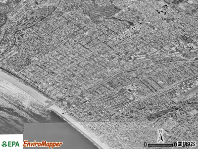 Santa Monica satellite photo by USGS