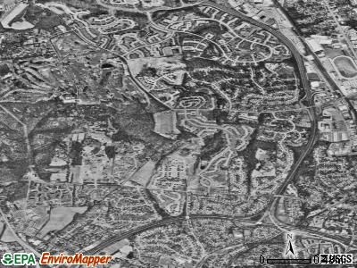 Mays Chapel satellite photo by USGS