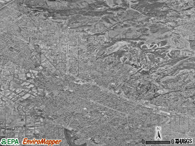 Whittier satellite photo by USGS