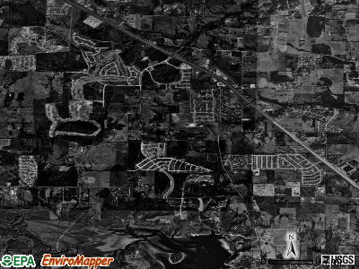 Corinth satellite photo by USGS