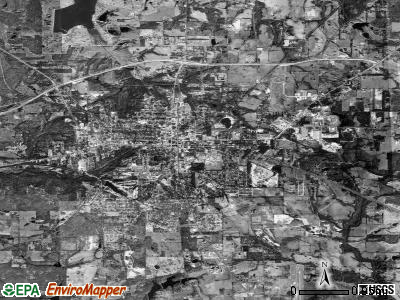 Athens satellite photo by USGS