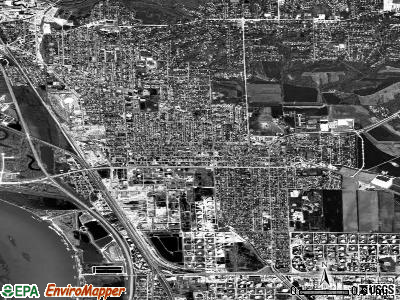 Wood River satellite photo by USGS