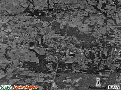 Zachary satellite photo by USGS
