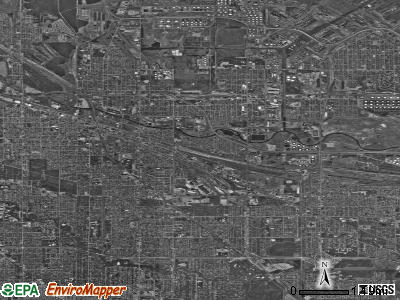 Hammond satellite photo by USGS