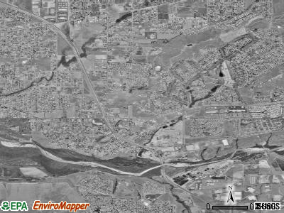 Pedley satellite photo by USGS