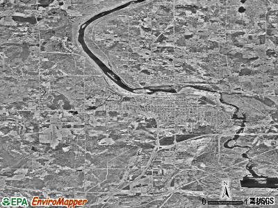 Cloquet satellite photo by USGS