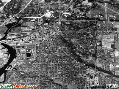 Benton Harbor satellite photo by USGS