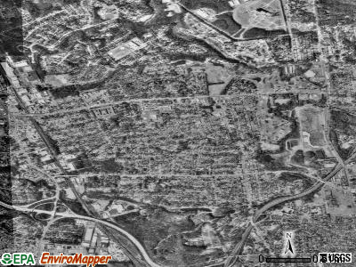 Lakeside satellite photo by USGS