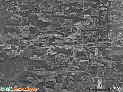 Fayetteville satellite photo by USGS