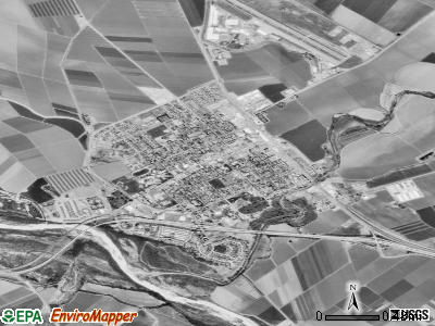 King City satellite photo by USGS