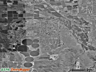 Gardnerville Ranchos satellite photo by USGS