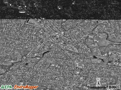 Westwood satellite photo by USGS