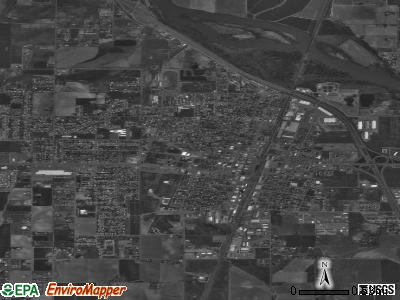 Ontario satellite photo by USGS