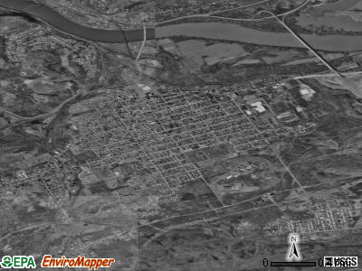Nanticoke satellite photo by USGS
