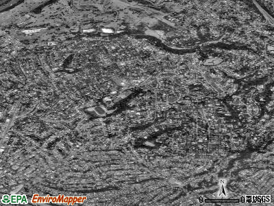 Piedmont satellite photo by USGS