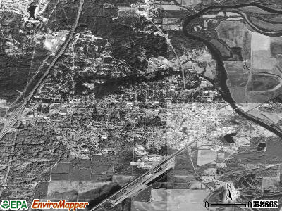Arkadelphia satellite photo by USGS