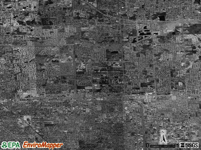 Troy satellite photo by USGS