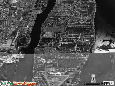 Grosse Ile satellite photo by USGS