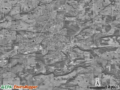 Excelsior Springs satellite photo by USGS