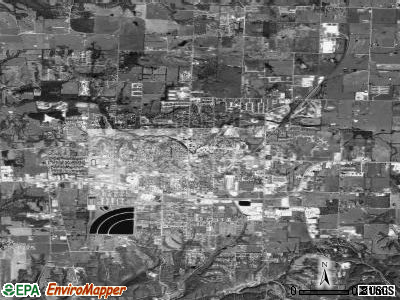 Siloam Springs satellite photo by USGS
