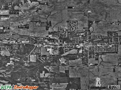 Washington satellite photo by USGS