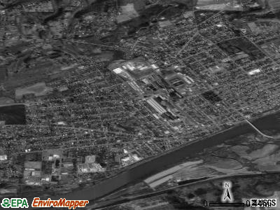 Berwick satellite photo by USGS
