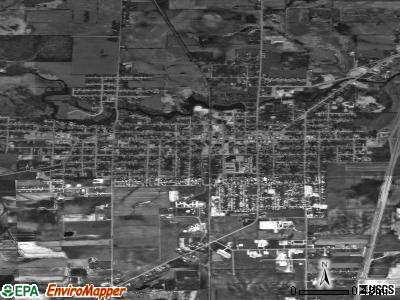 Waupun satellite photo by USGS