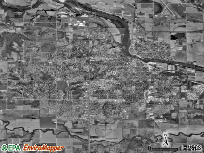 Lawrence satellite photo by USGS