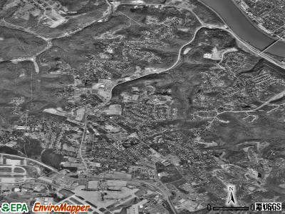 Carnot-Moon satellite photo by USGS