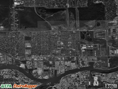 Galena Park satellite photo by USGS