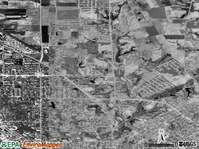 Swansea satellite photo by USGS