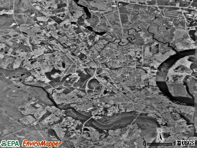 North Charleston satellite photo by USGS