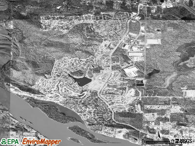 Maumelle satellite photo by USGS