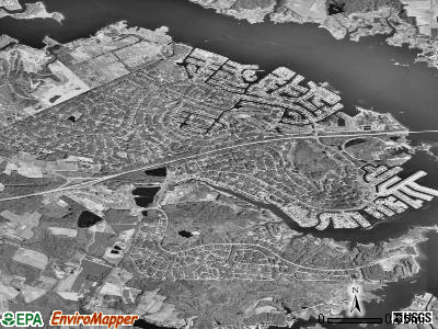 Ocean Pines satellite photo by USGS