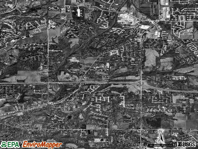 Glen Carbon satellite photo by USGS