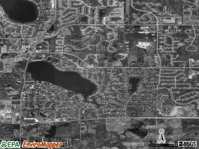 Gages Lake satellite photo by USGS