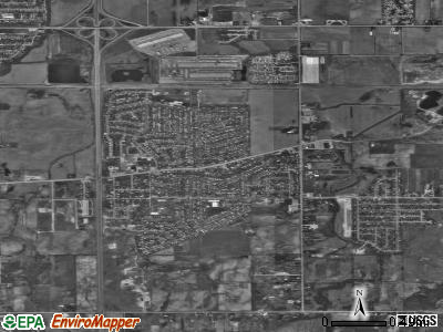 Sauk Village satellite photo by USGS