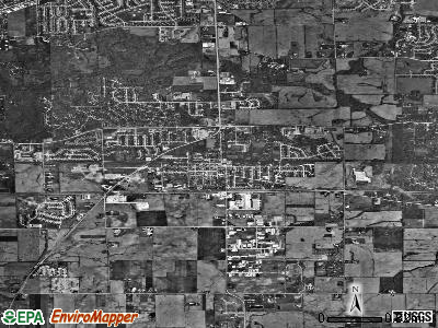 Frankfort satellite photo by USGS