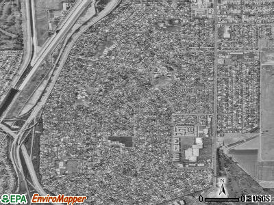 Rossmoor satellite photo by USGS