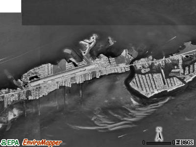 Marathon satellite photo by USGS