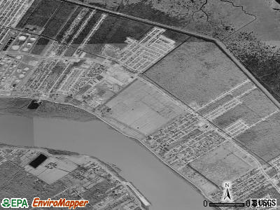 Meraux satellite photo by USGS