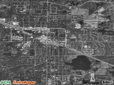 Barrington satellite photo by USGS