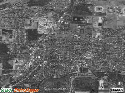 Hamburg satellite photo by USGS