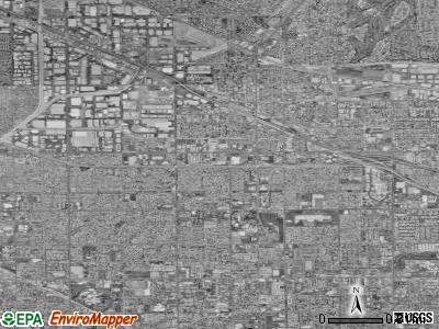 Buena Park satellite photo by USGS