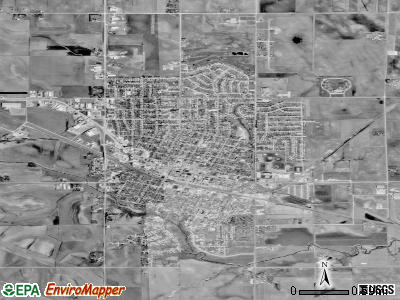 Carroll satellite photo by USGS