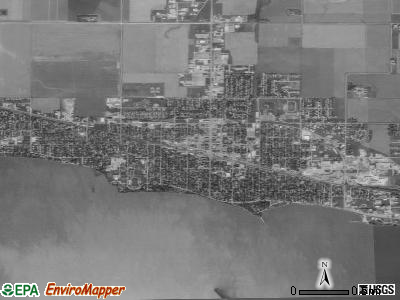 Storm Lake satellite photo by USGS