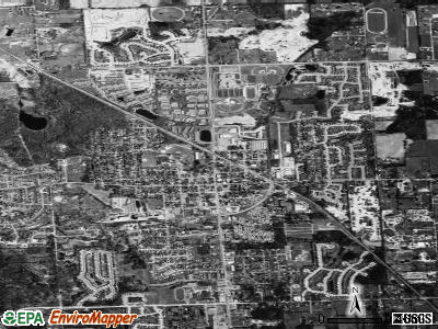 South Lyon satellite photo by USGS