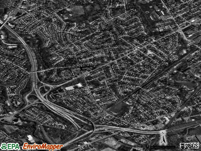 Woodlyn satellite photo by USGS