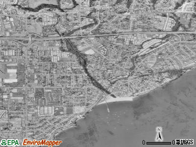 Capitola satellite photo by USGS