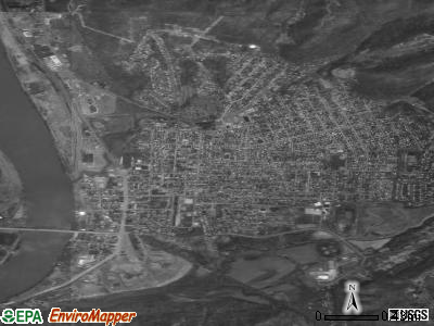 Moundsville satellite photo by USGS